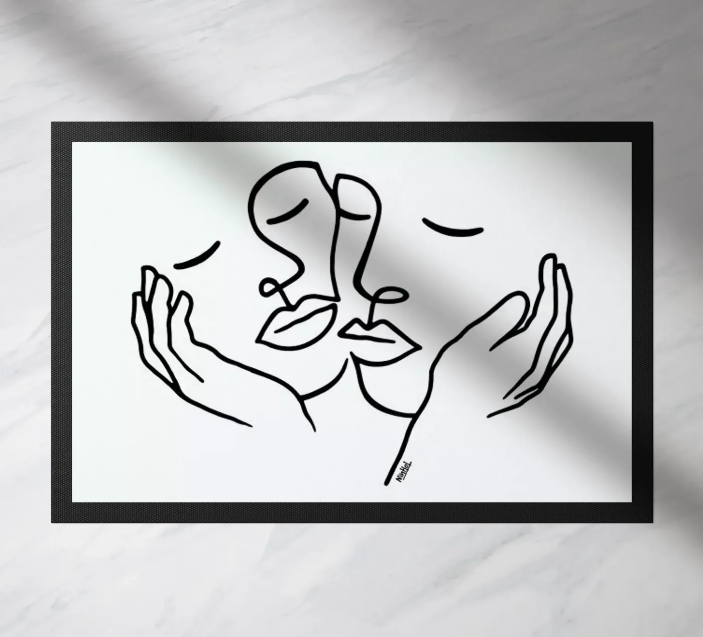 Touching Fußmatte von Ninhol