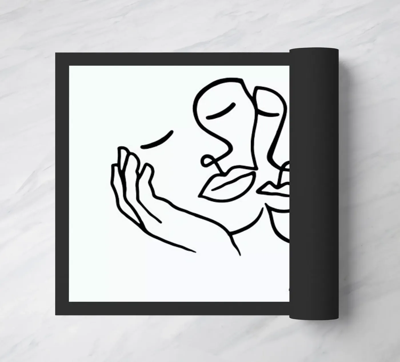 Touching doormat by Ninhol