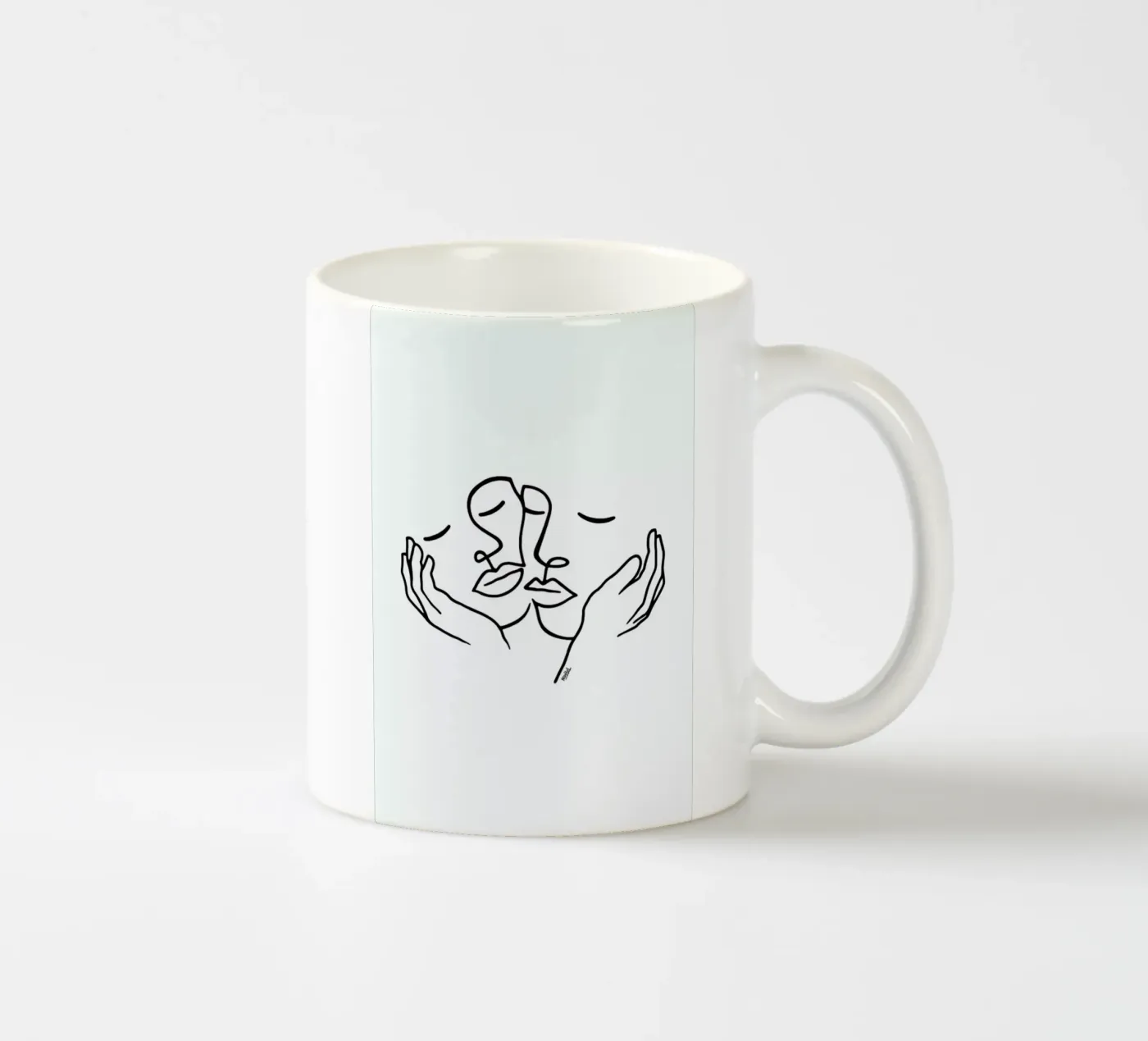 Touching Keramik Tasse von Ninhol