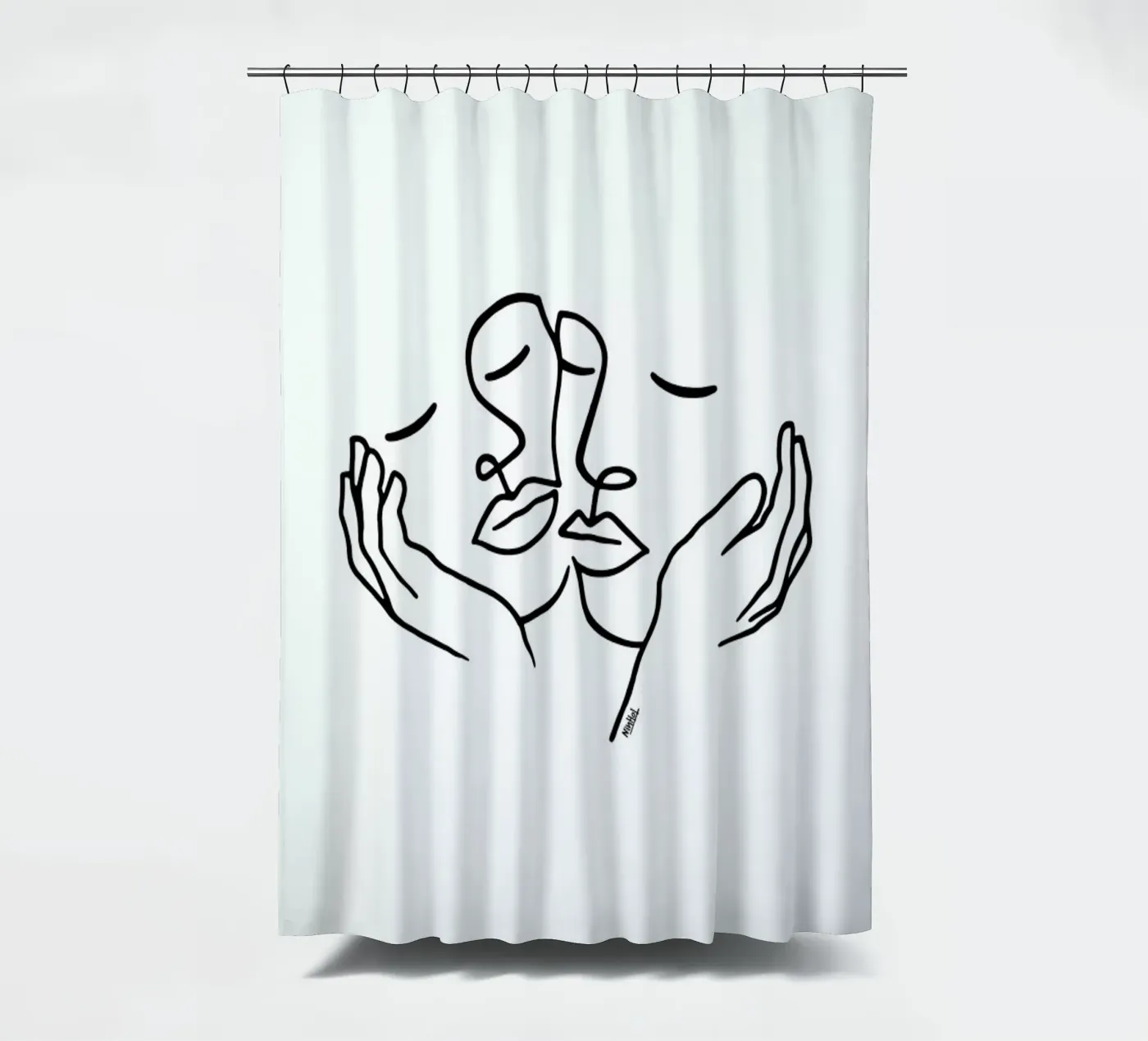 Touching douchegordijn van Ninhol