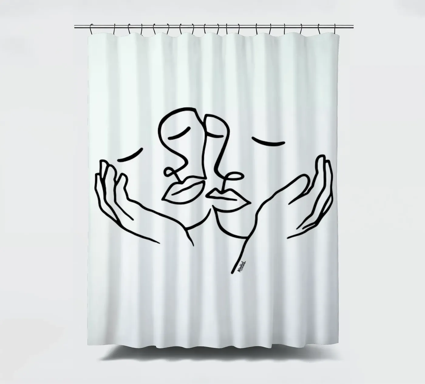 Touching Duschvorhang von Ninhol