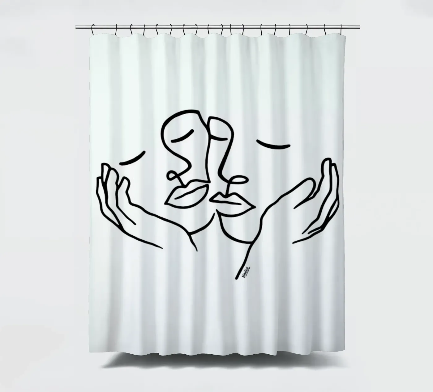 Touching douchegordijn van Ninhol