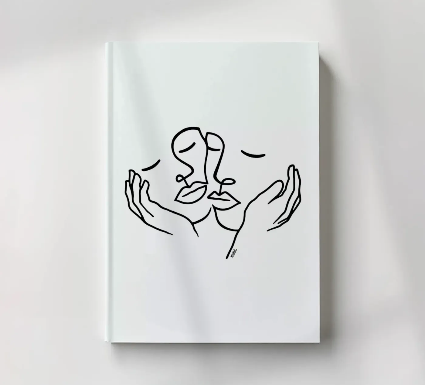 Touching notebook by Ninhol