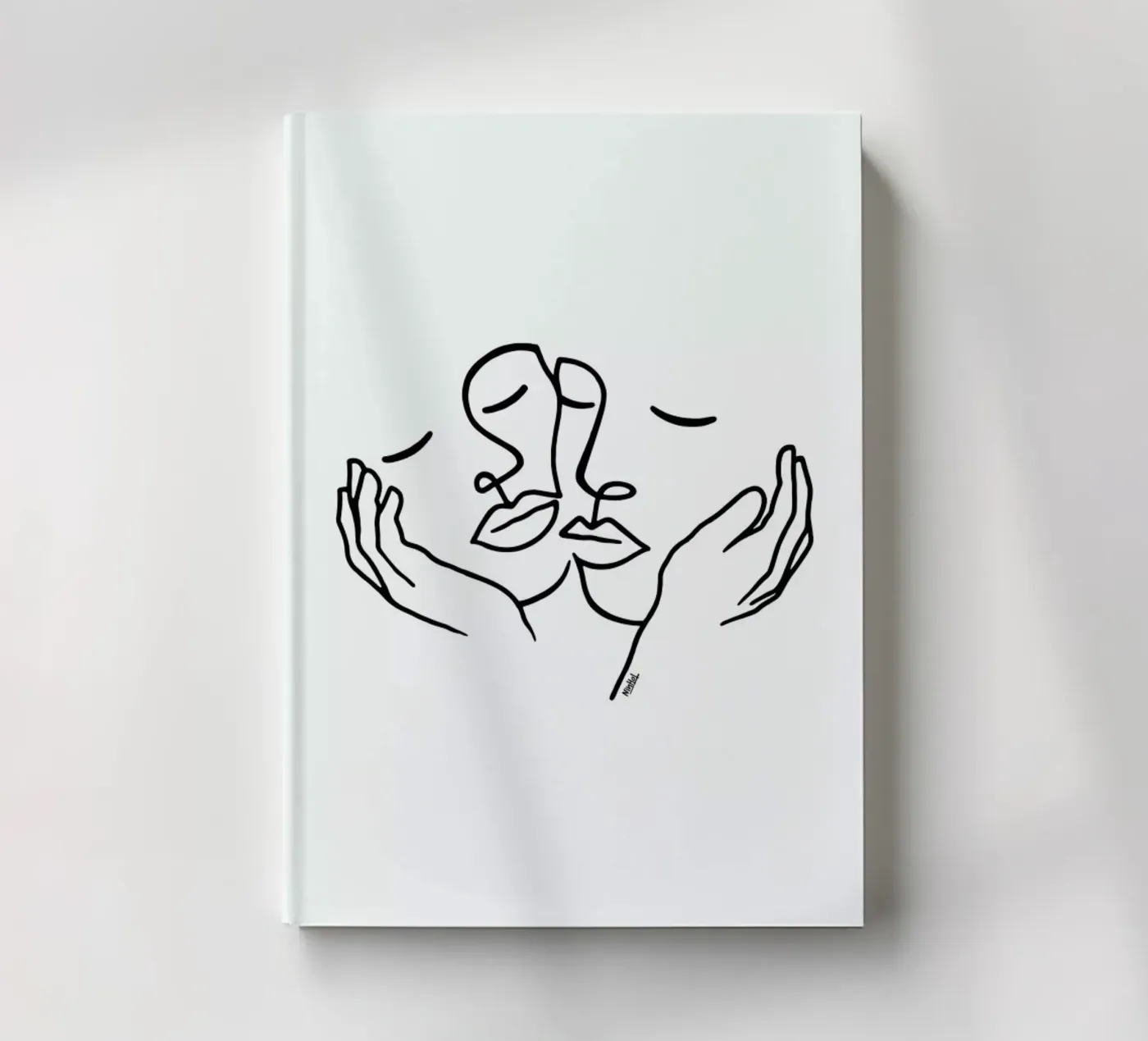 Touching notebook by Ninhol