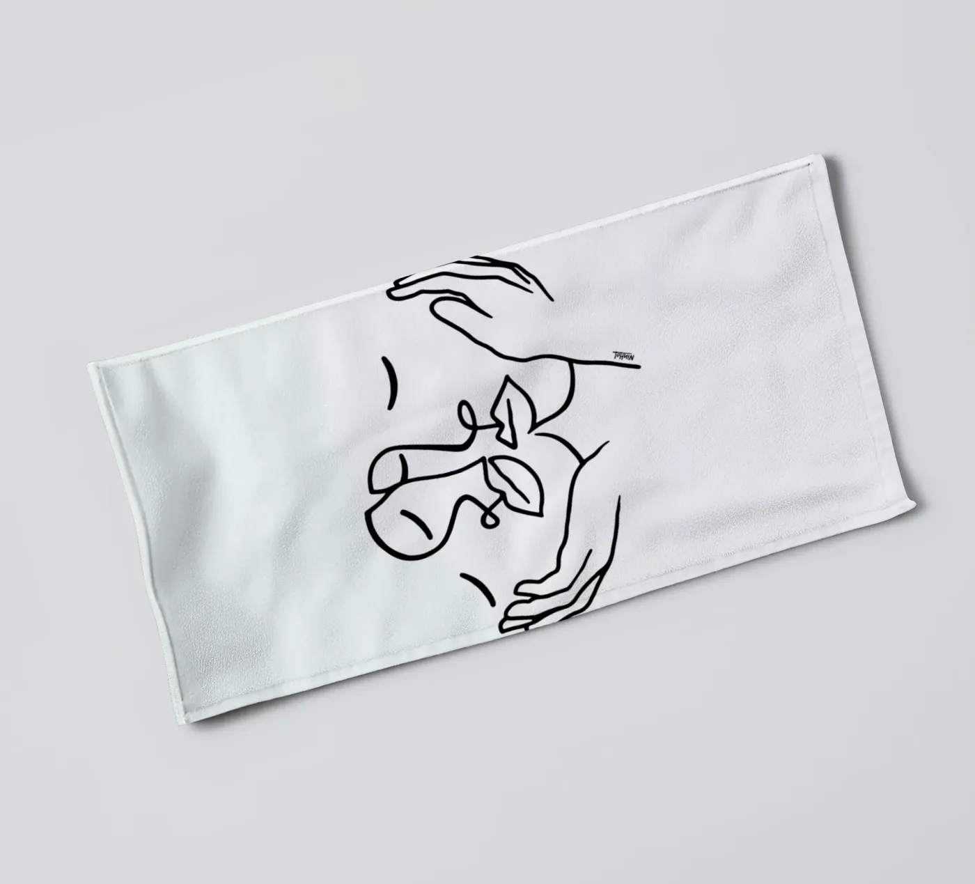 Touching towel by Ninhol