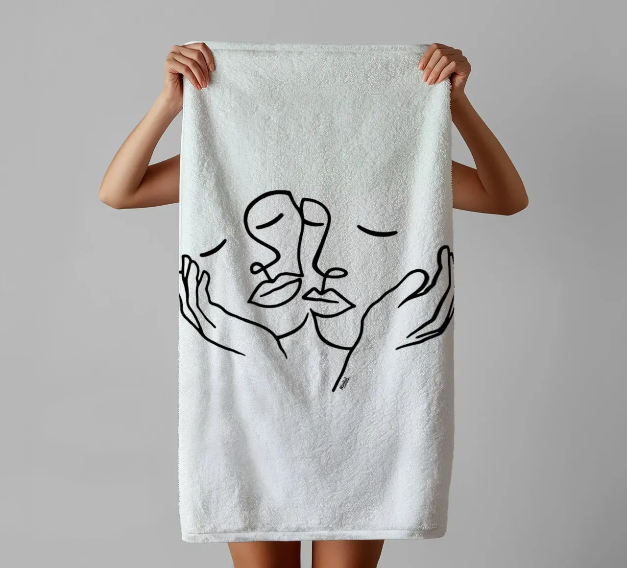 Touching asciugamano da bagno da Ninhol