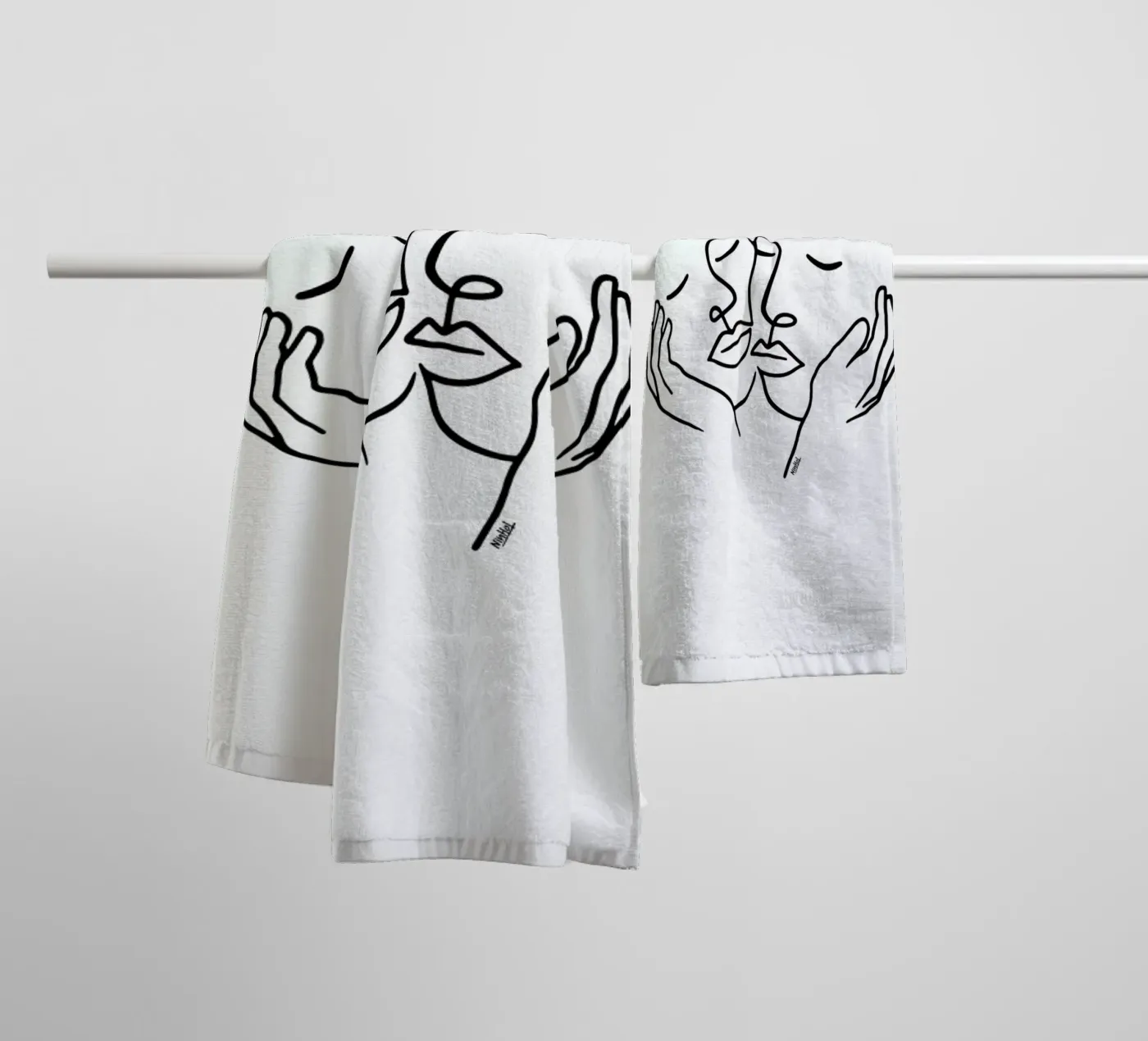 Touching towel by Ninhol