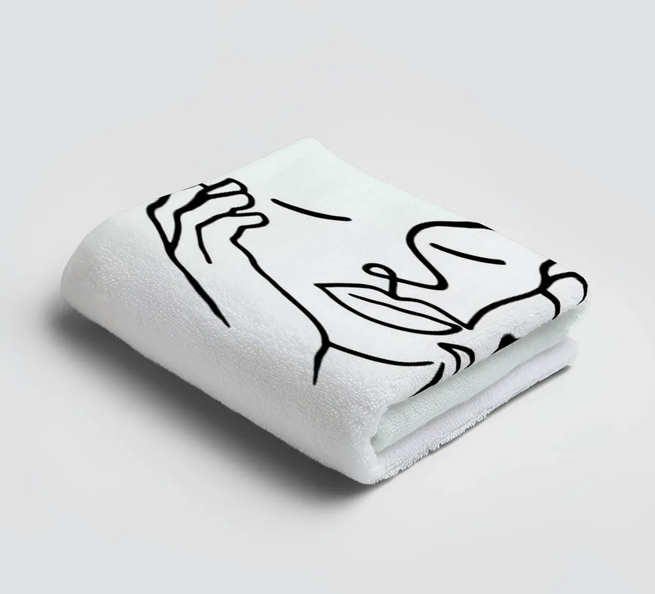 Touching asciugamano da bagno da Ninhol