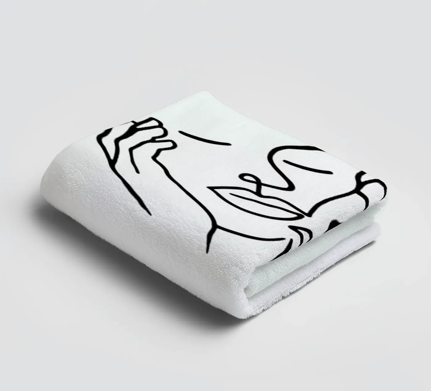 Touching Handtuch von Ninhol