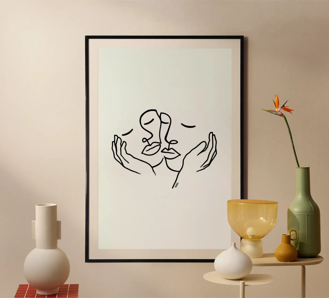 Touching poster van Ninhol
