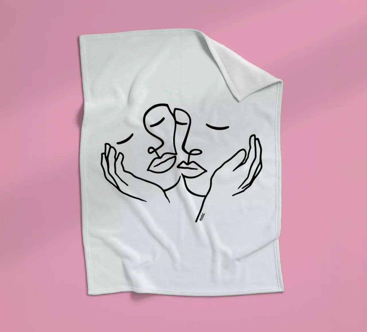 Touching fleecedeken van Ninhol