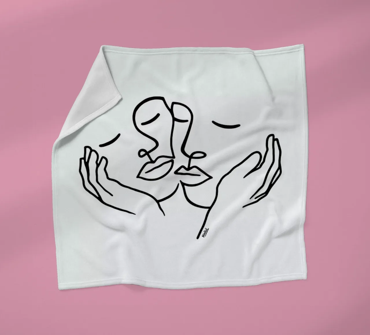 Touching fleecedeken van Ninhol