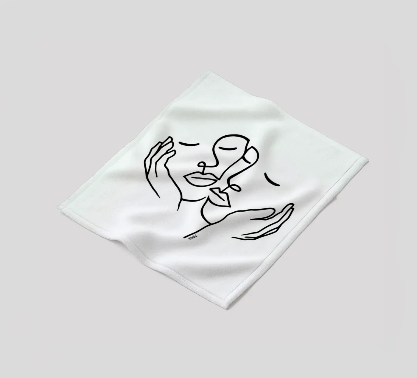 Touching fleecedeken van Ninhol