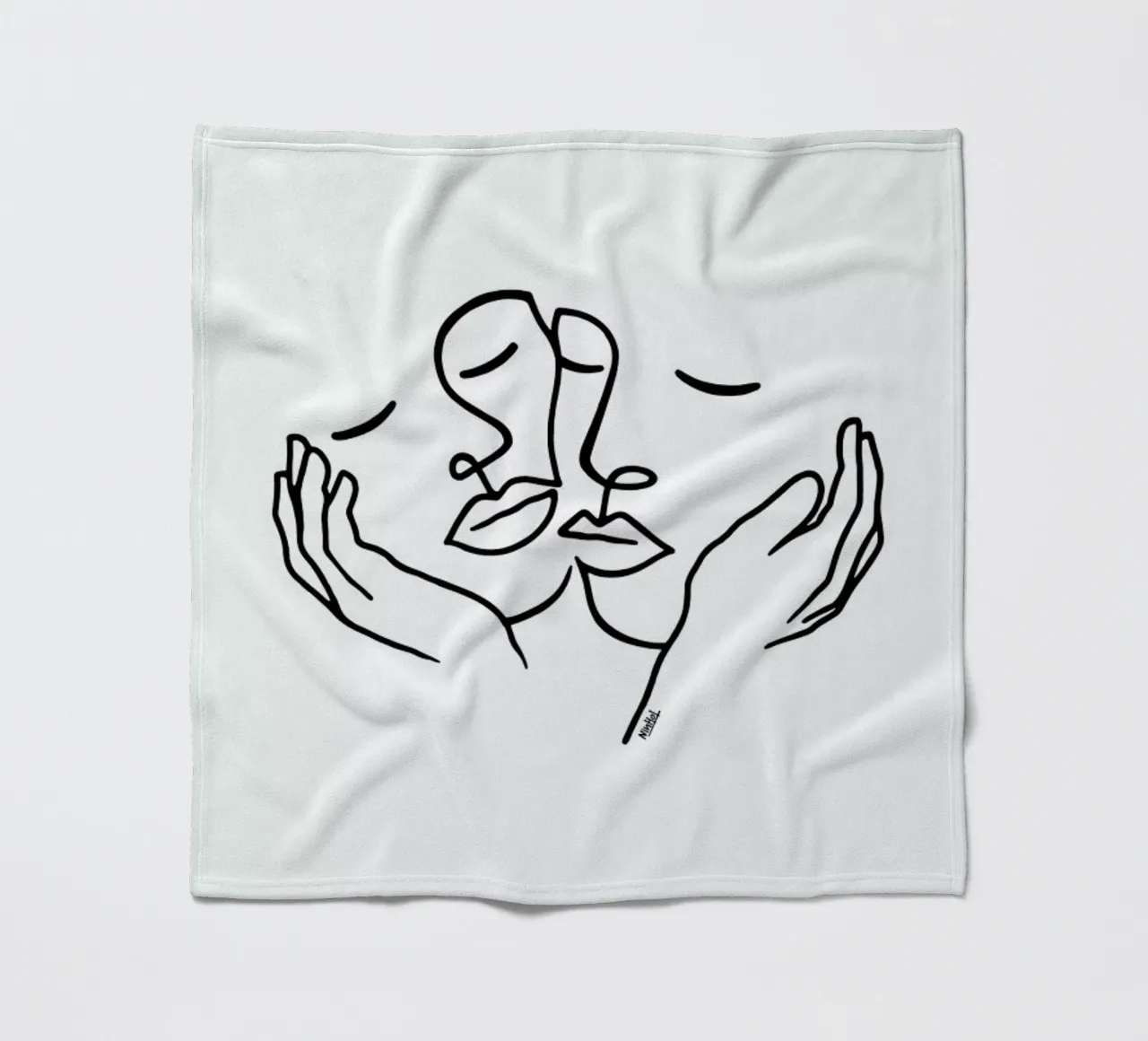 Touching fleecedeken van Ninhol