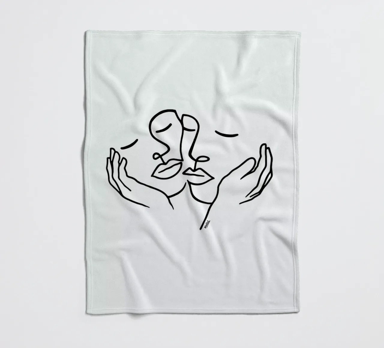 Touching fleecedeken van Ninhol