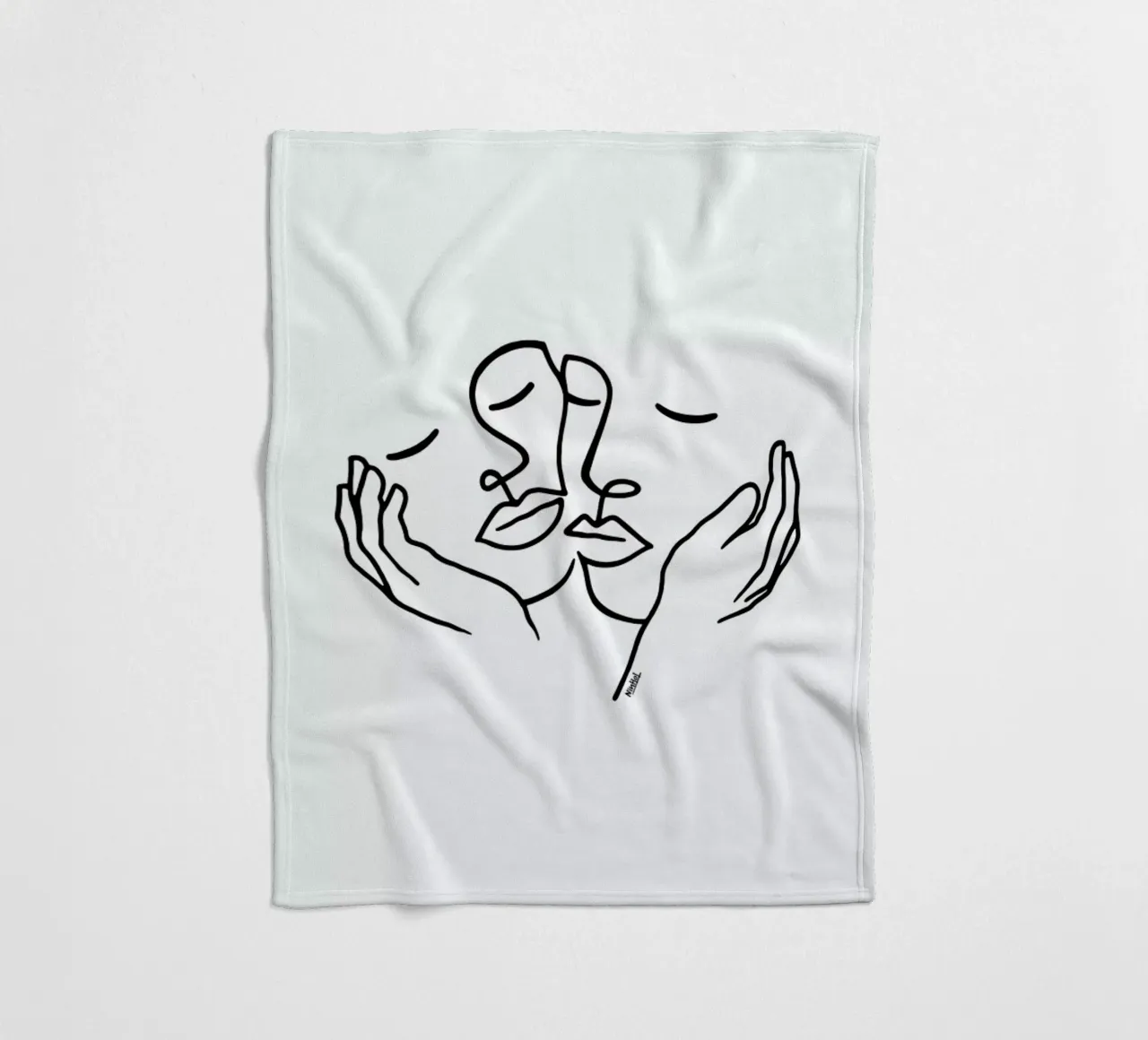 Touching fleecedeken van Ninhol