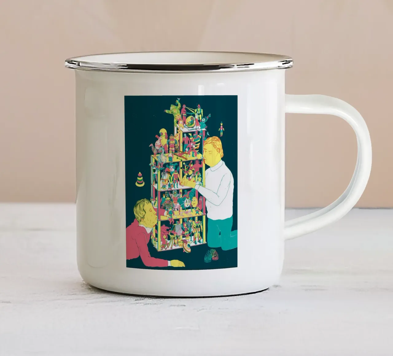 Classic Toys tazza in smalto da DrawDraw