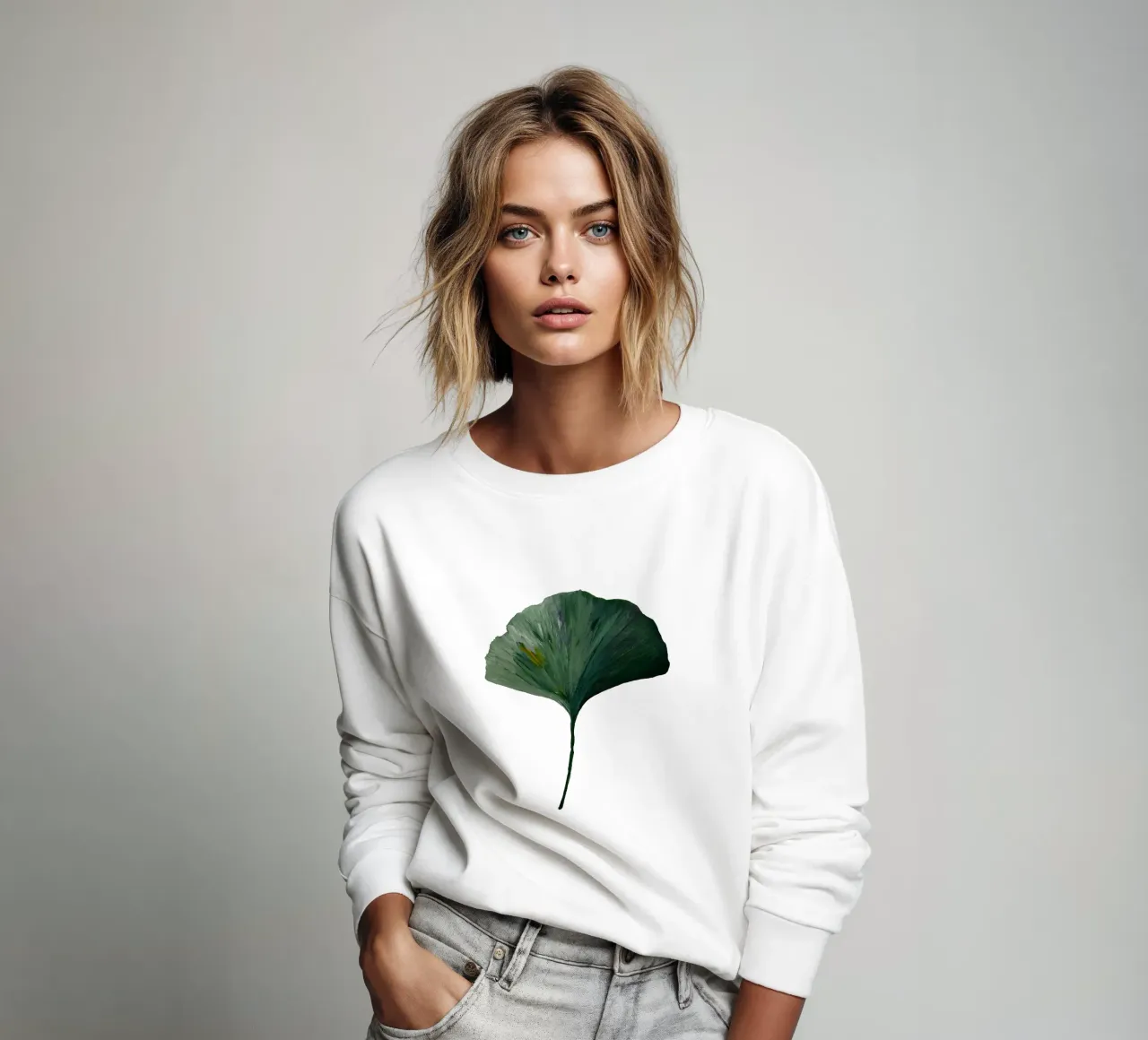 Ginkgo leave green felpa da Femke Zwaan