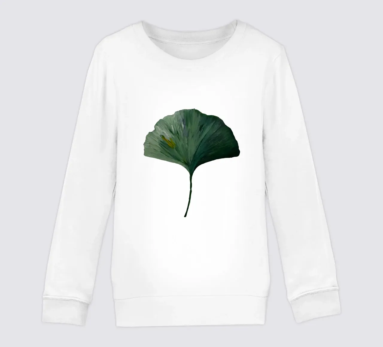 Ginkgo leave green felpa bambino da Femke Zwaan