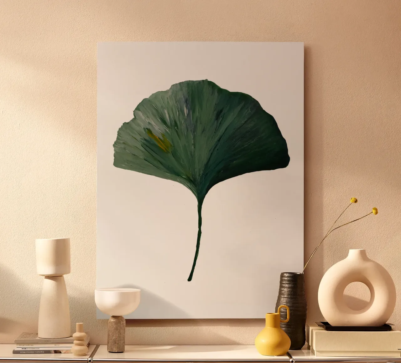 Ginkgo leave green alluminio dibond da Femke Zwaan