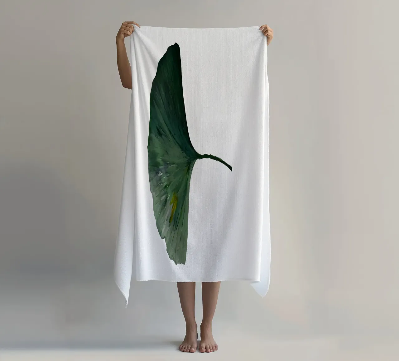 Ginkgo leave green telo mare da Femke Zwaan