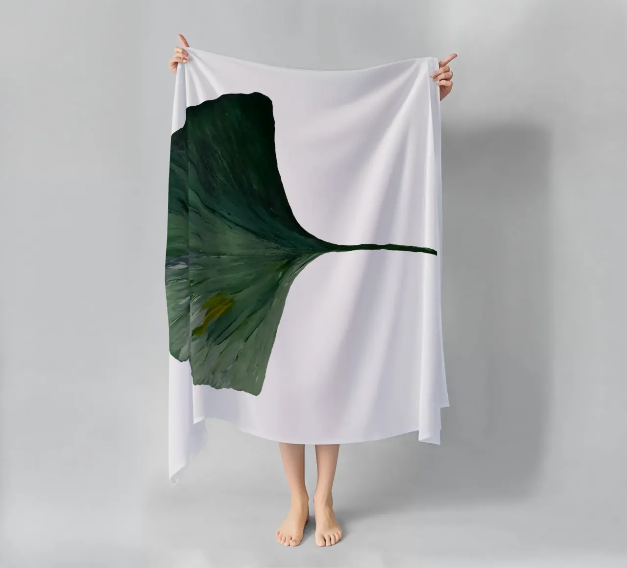 Ginkgo leave green telo mare da Femke Zwaan