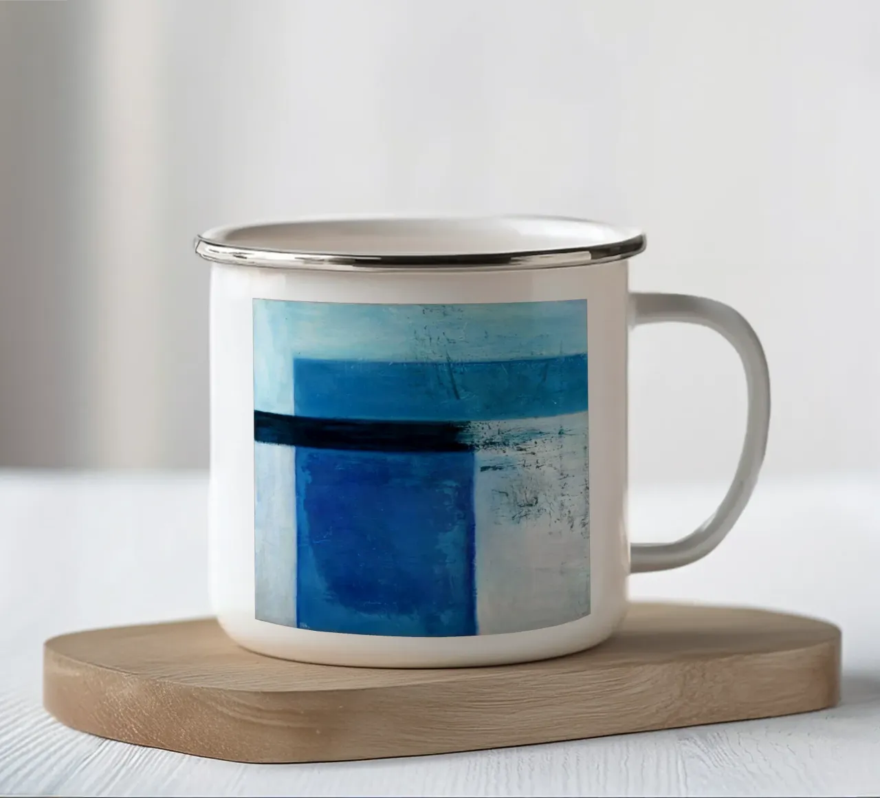 Ins Blaue tazza in smalto da Anita Gewald