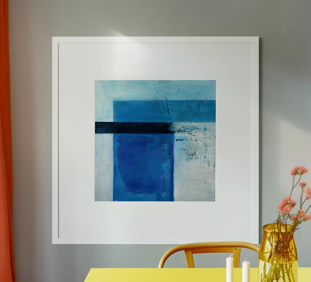 Ins Blaue Hahnemühle von Anita Gewald