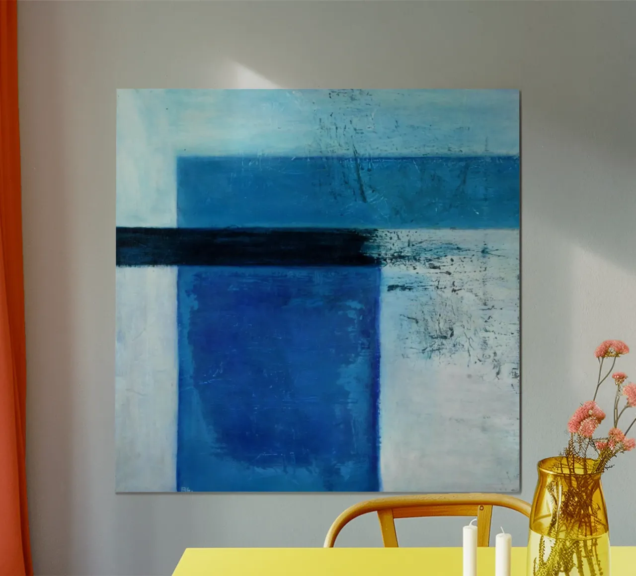 Ins Blaue Hahnemühle von Anita Gewald
