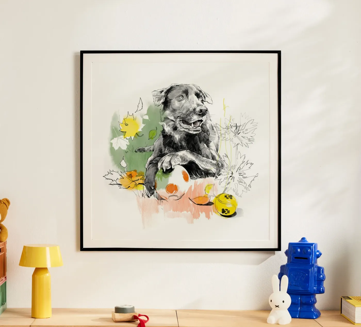 Dog poster da DrawDraw