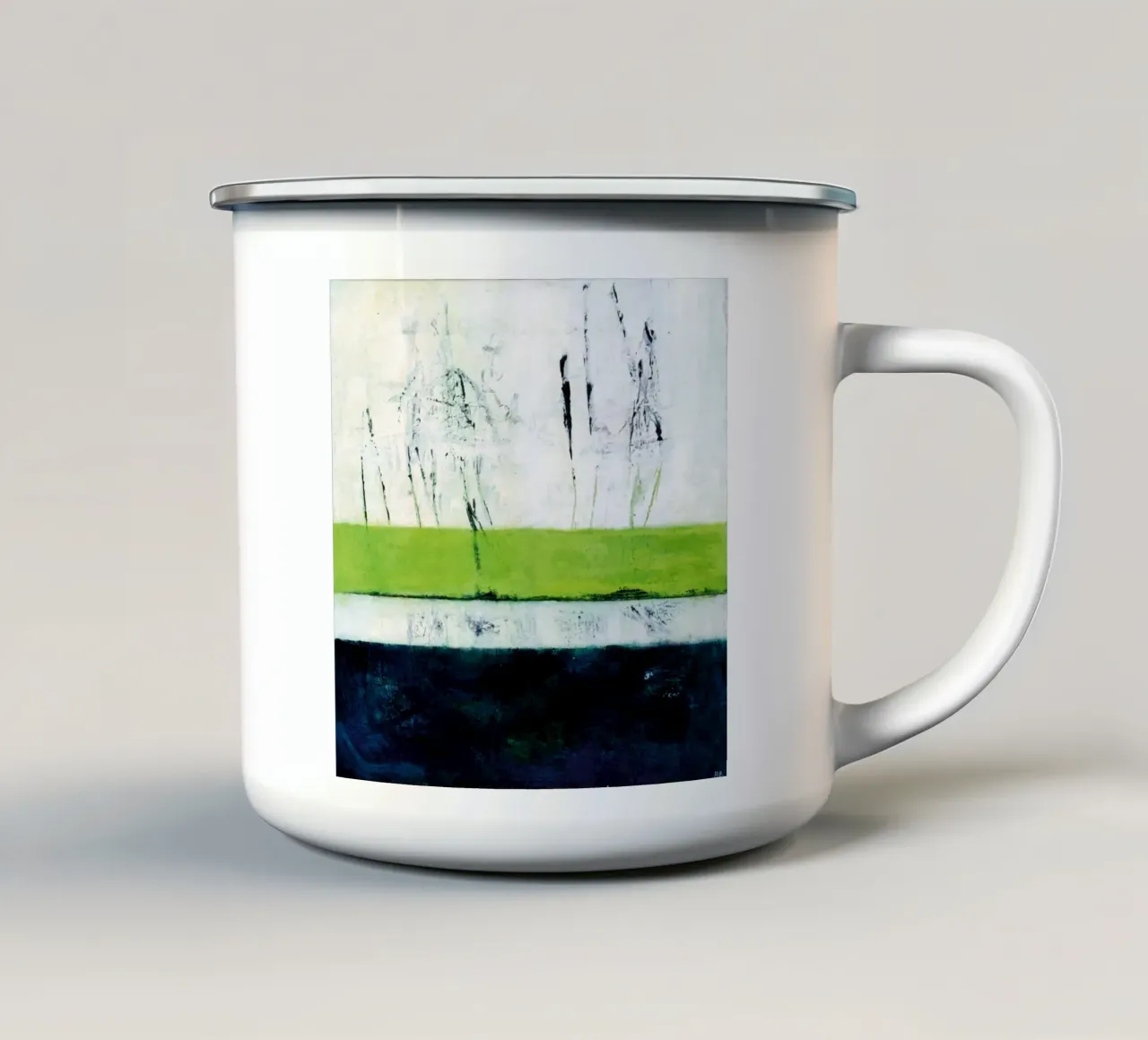 Untiefe taza de esmalte de Anita Gewald