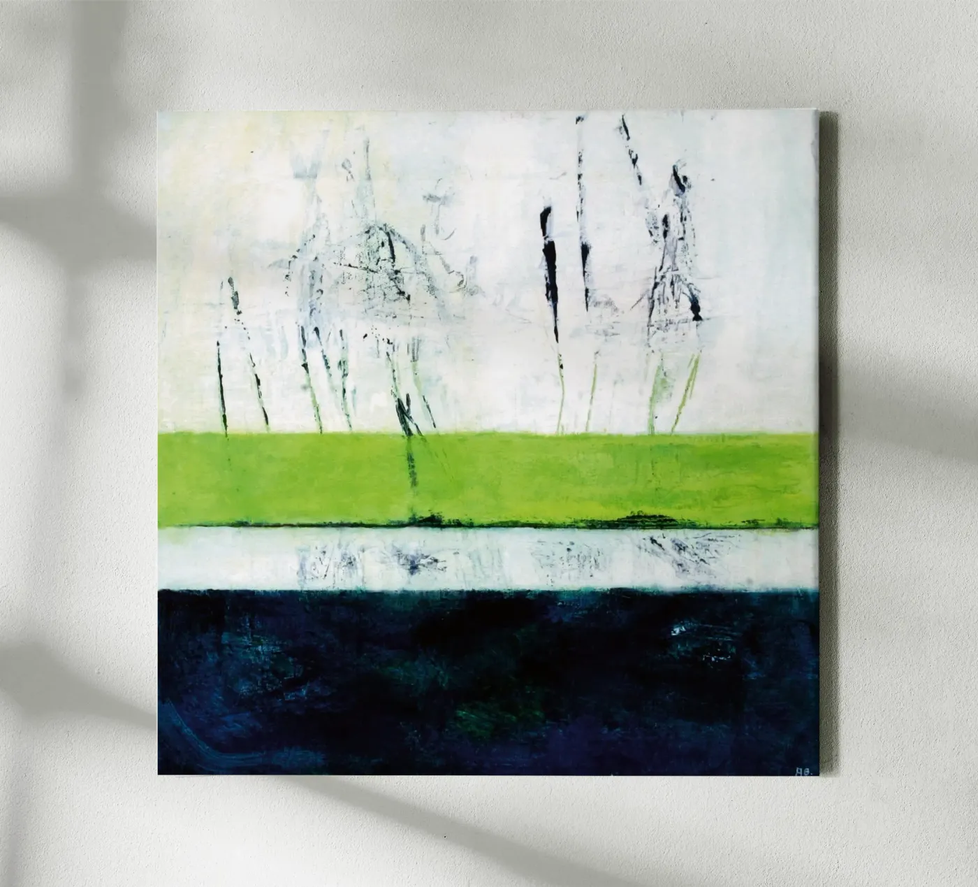 Untiefe canvas by Anita Gewald