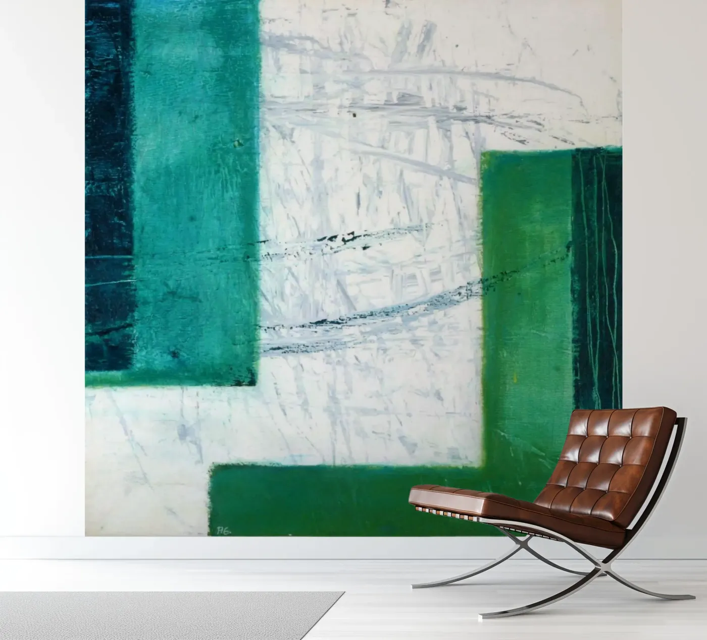 Weg fotobehang van Anita Gewald