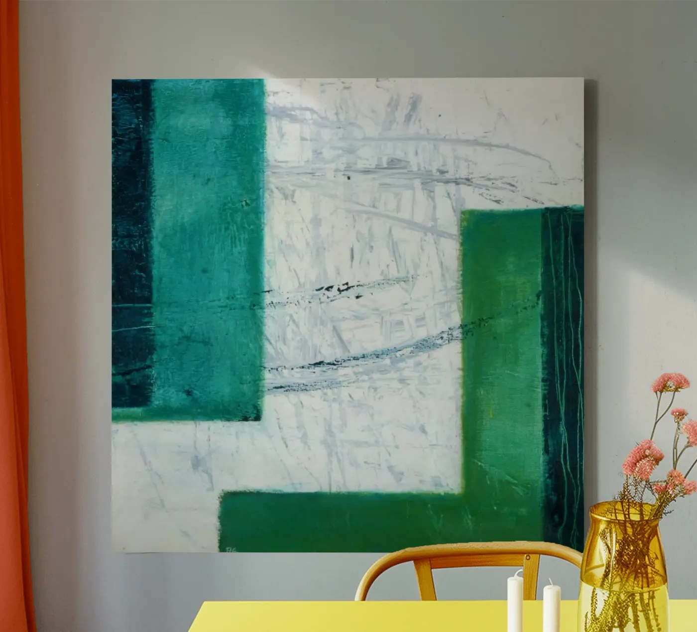 Weg canvas by Anita Gewald