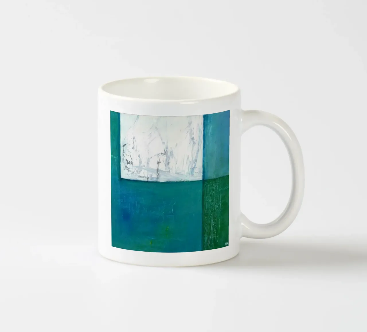 Winter ceramic mug by Anita Gewald