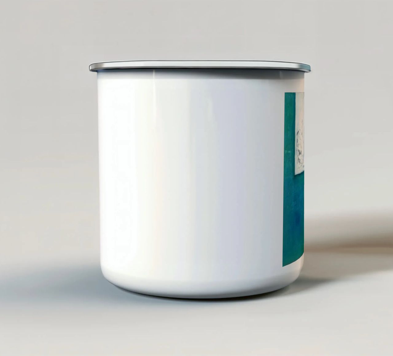 Winter tazza in smalto da Anita Gewald