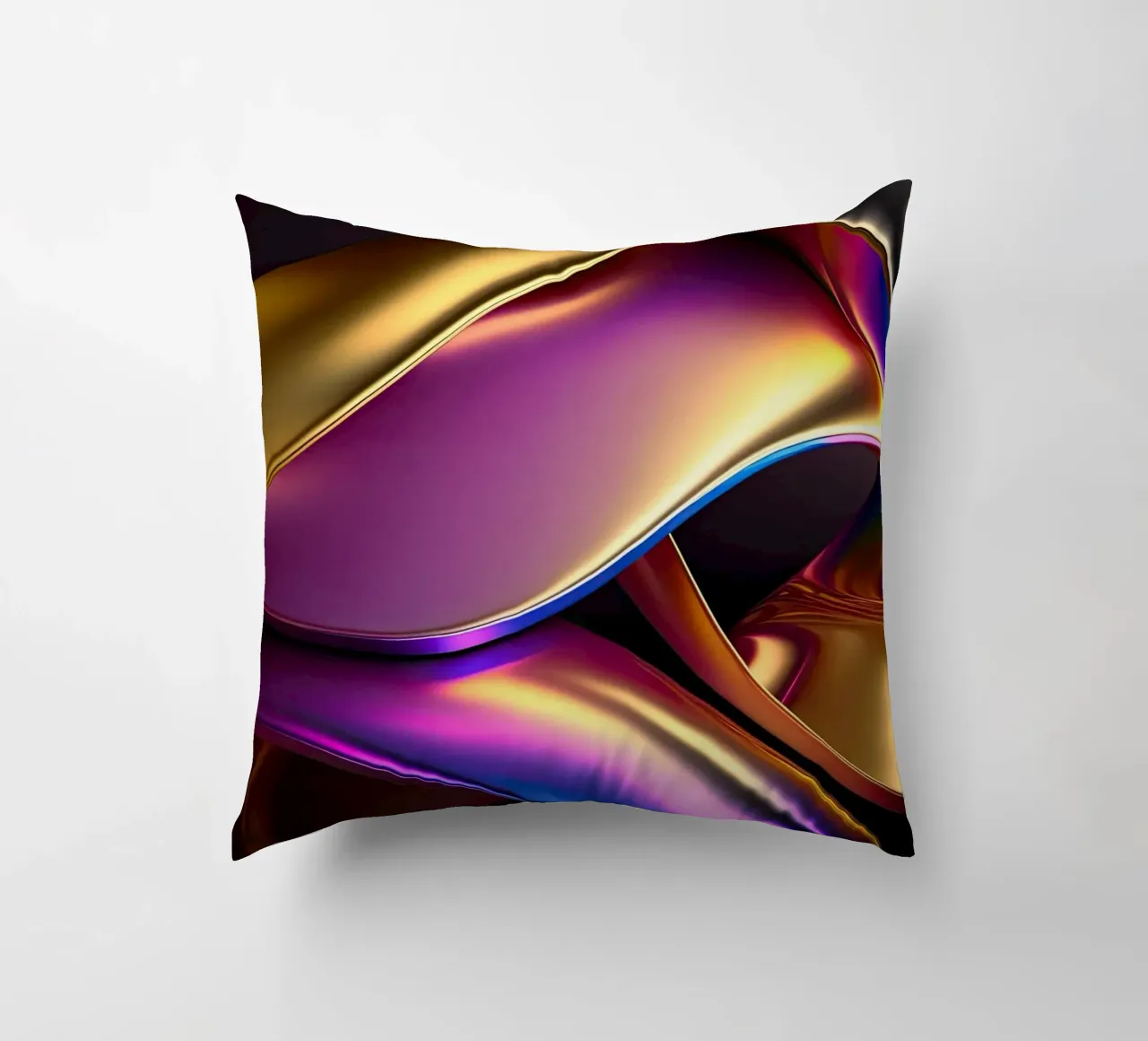 Onde astratte dorate cuscino da Katja Stehle Design