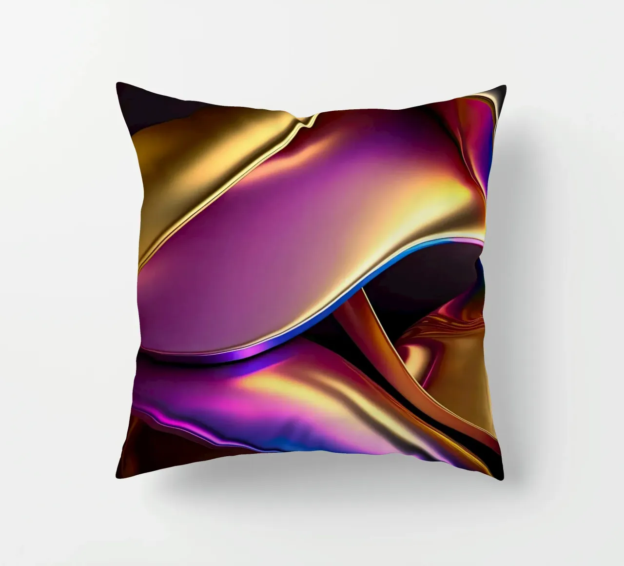 Onde astratte dorate cuscino da Katja Stehle Design