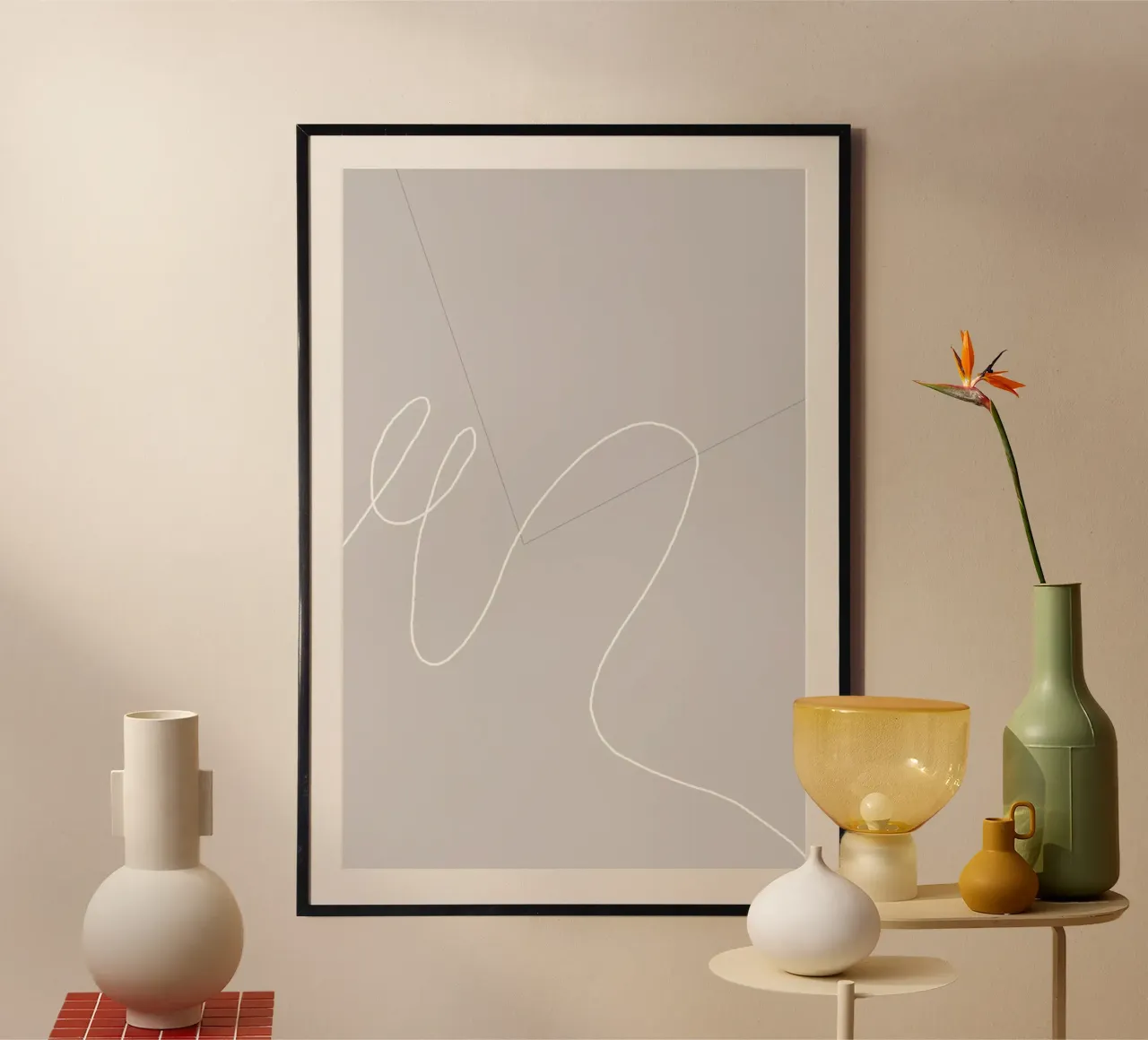 MA poster con telaio in legno da 170QM