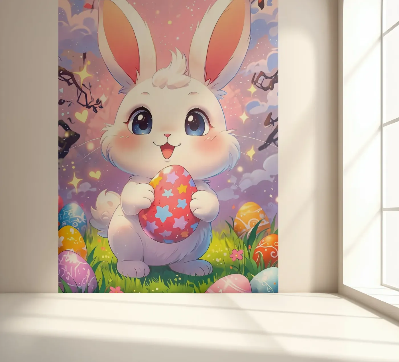 Red Easter egg photo wallpaper by LM2Kone