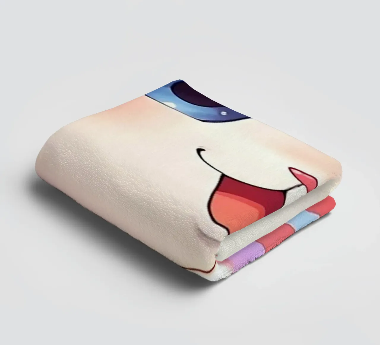 Red Easter egg towel by LM2Kone