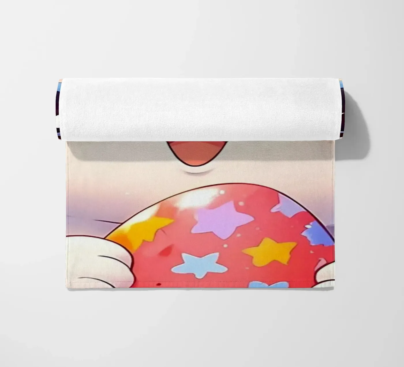 Red Easter egg beach towel by LM2Kone
