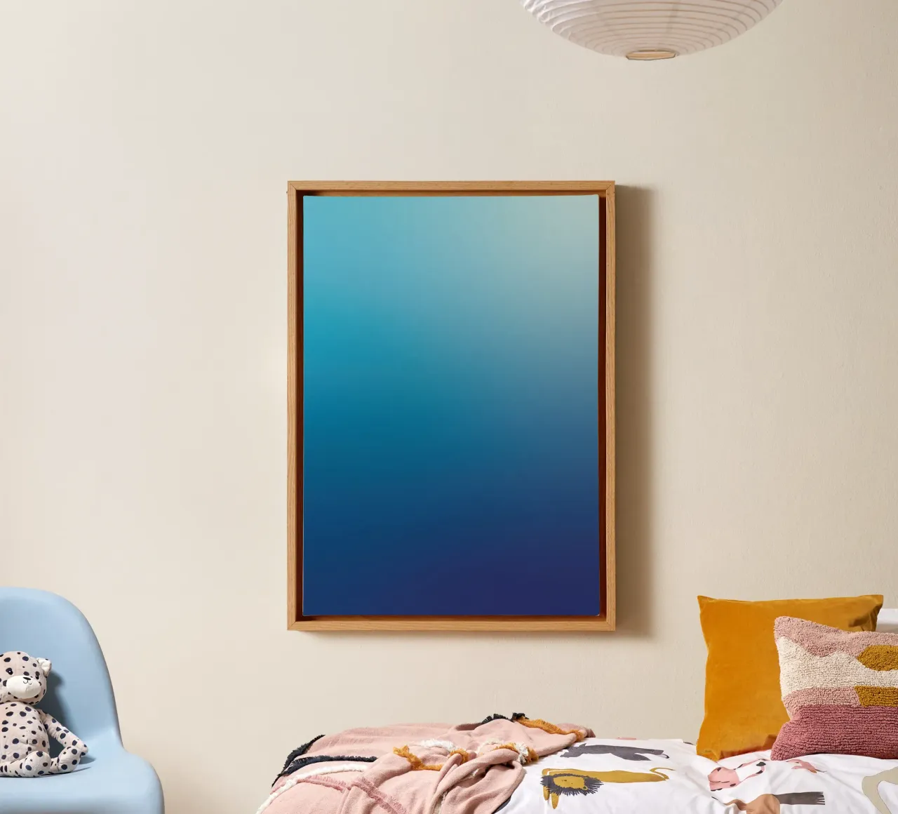 Zachte loop van middernacht canvas van Katja Stehle Design