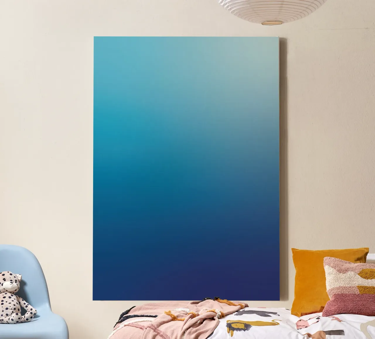 Zachte loop van middernacht canvas van Katja Stehle Design