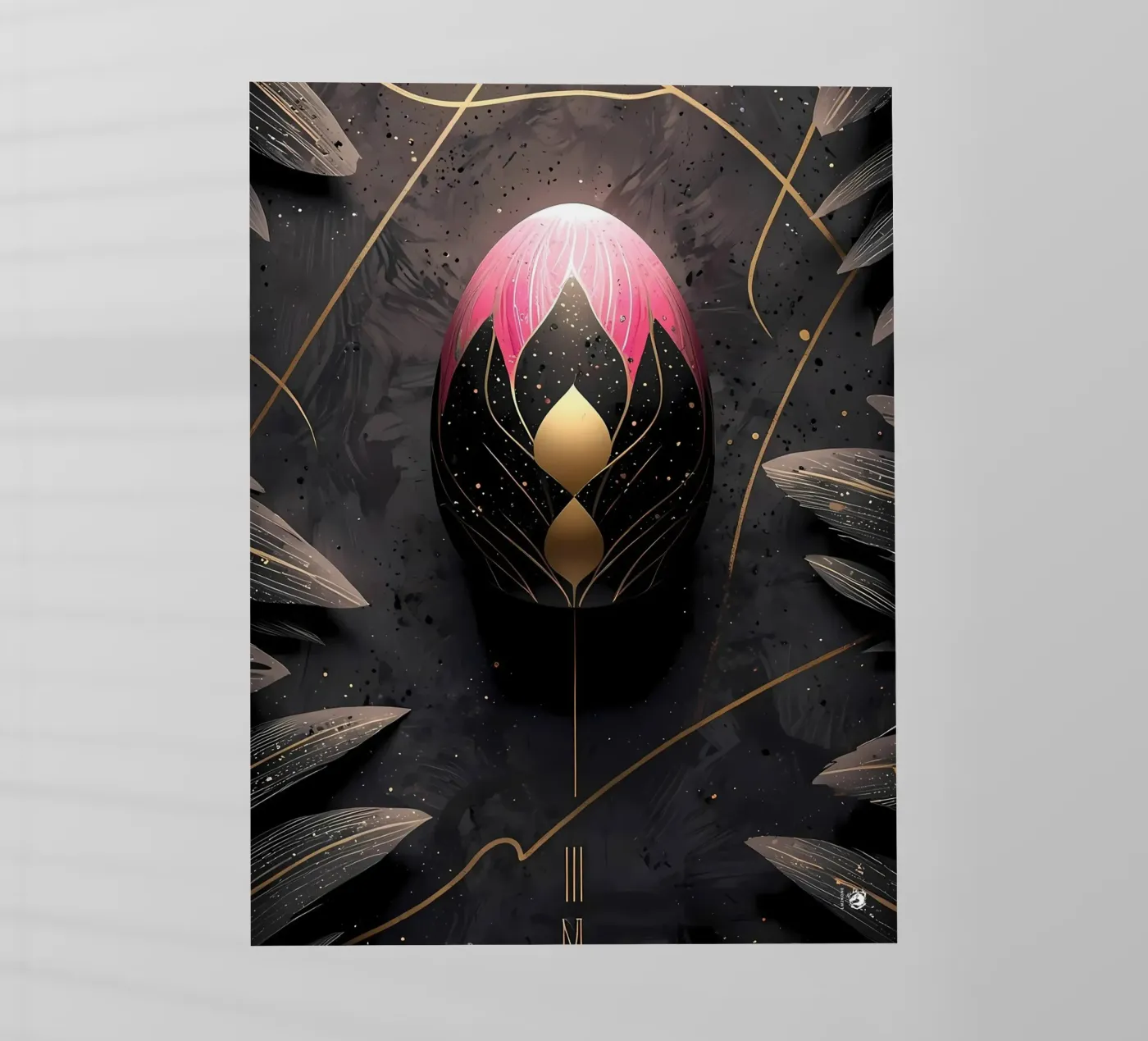 Modern Easter egg backlit film by LM2Kone