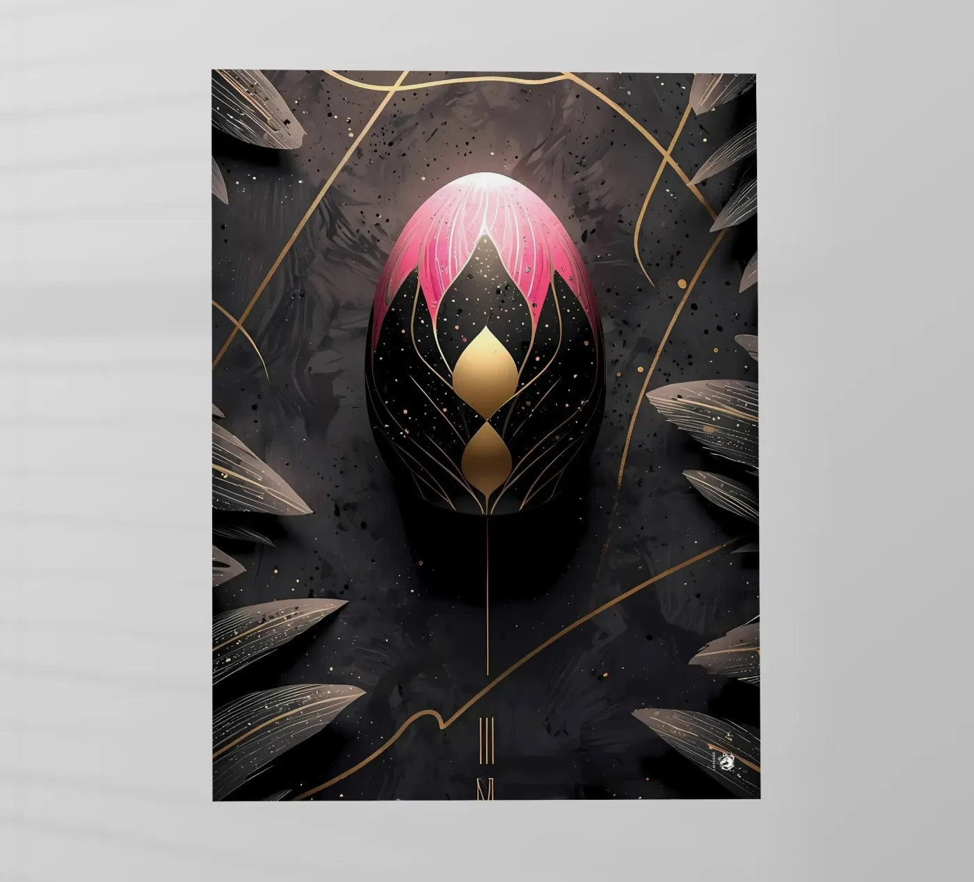 Modern Easter egg backlit film by LM2Kone