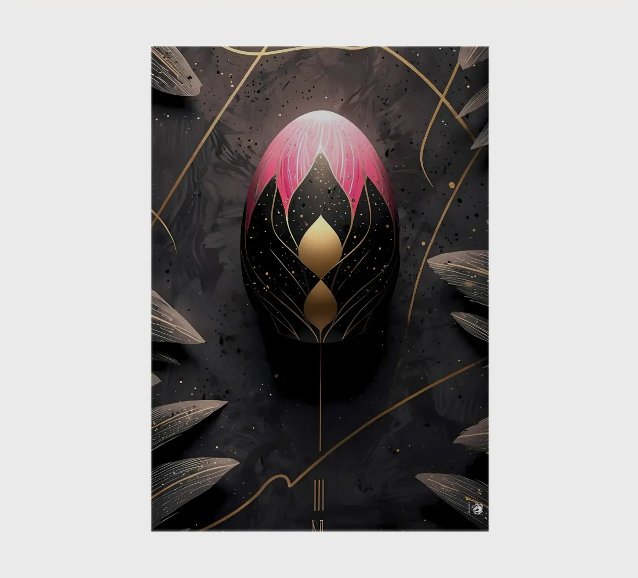 Modern Easter egg notebook by LM2Kone