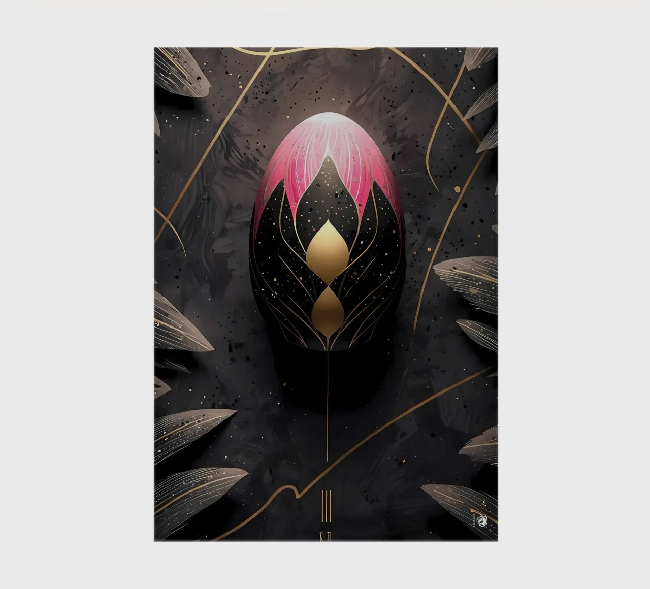 Modern Easter egg notebook by LM2Kone