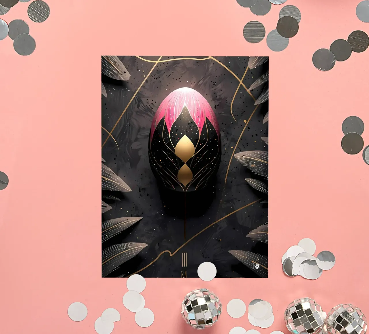 Modern Easter egg sticker by LM2Kone