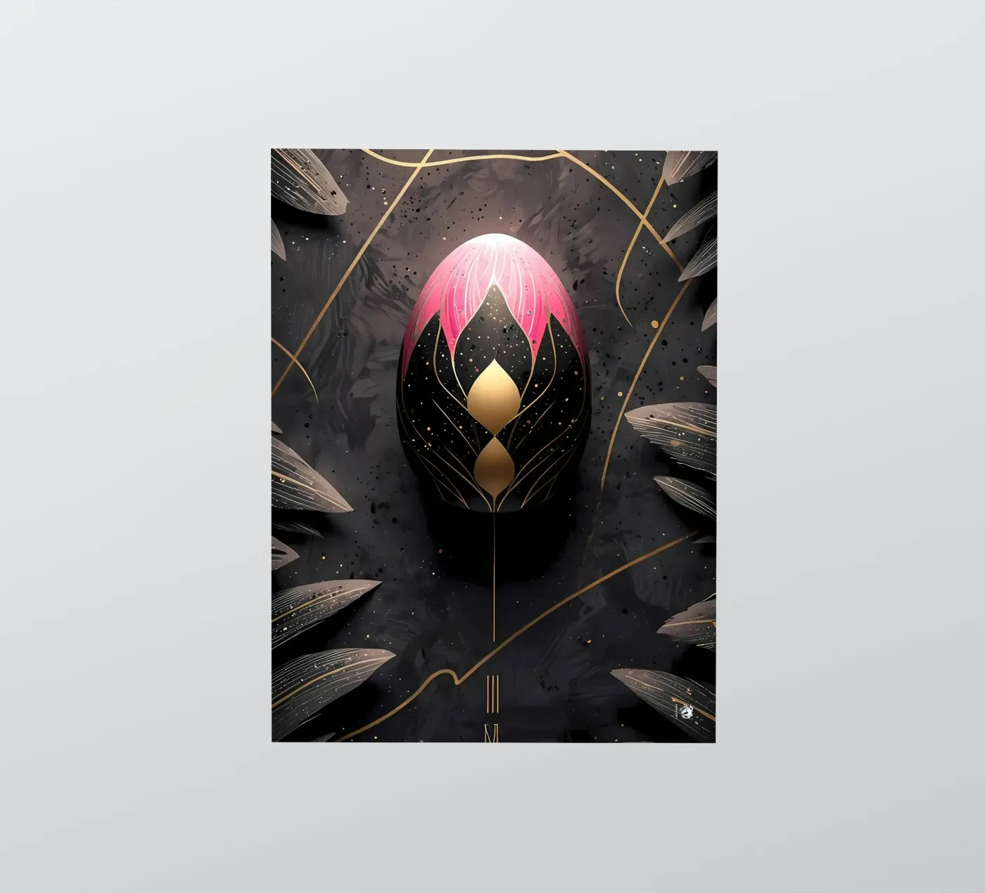 Modern Easter egg Sticker von LM2Kone